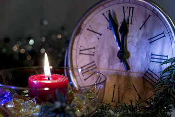 Mitternacht am Neujahrs desktop-Hintergrund №15393