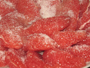 Grapefruit mit Zucker №15661