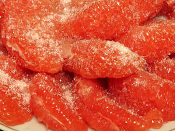 Peeled grapefruit №15667