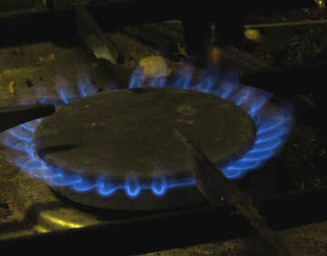 Gas on the stove №15542
