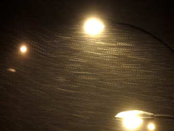 Snow flies past the lantern №15548