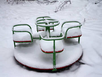 Carousel in winter №15570