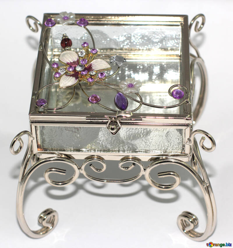 Transparente boîte pour bijoux №15897