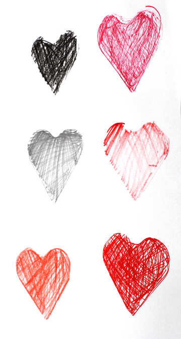 Painted Hearts №16386