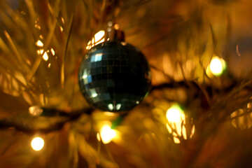 Decoración de la Navidad en el árbol №16526