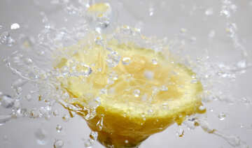 Limone e splash