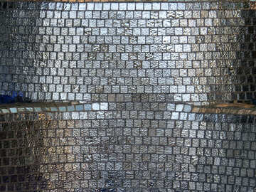 Texture of glass mosaic tiles №16589