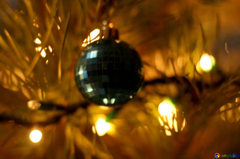 Décoration de Noël sur l`arbre №16526