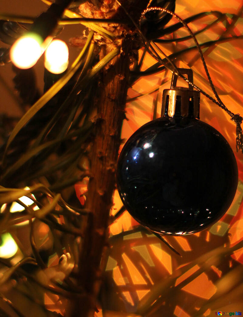 Decoración de la Navidad en el árbol №16534