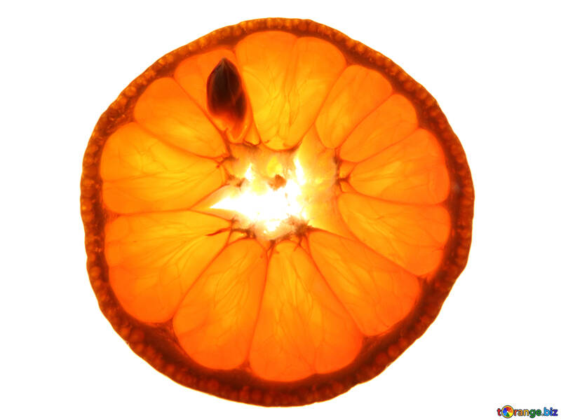 Mandarino sfondo alla luce №16640