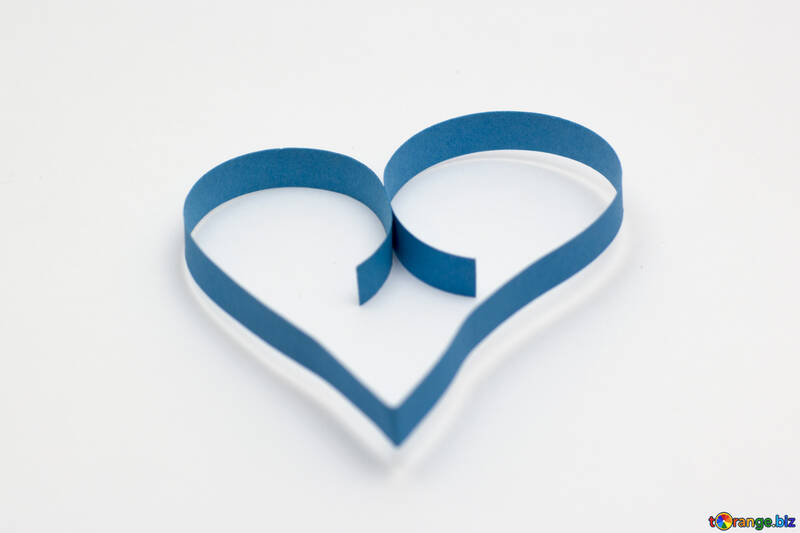 テープの青の心臓 №16718