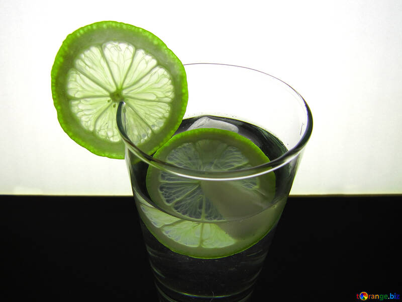 Lemon in glass №16123