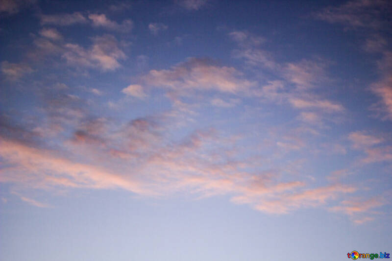 Nuvens no pôr do sol №16065