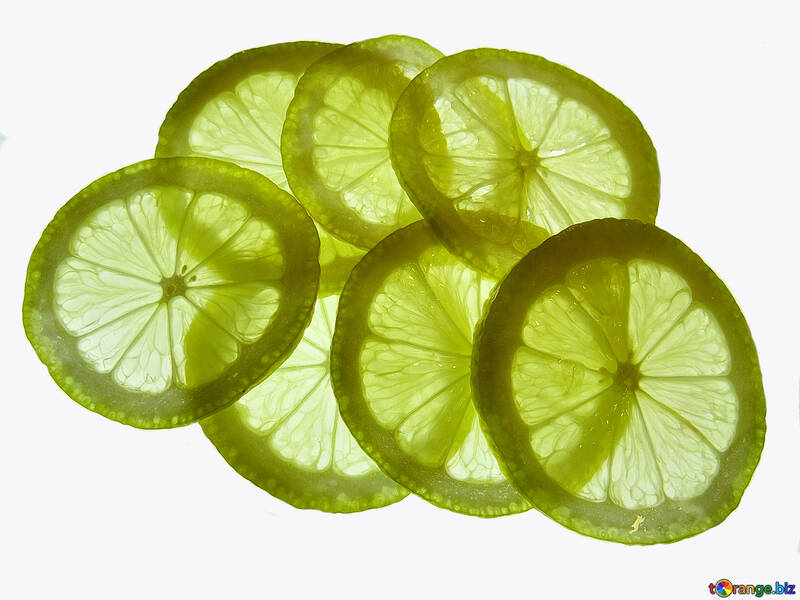 Rodajas de limón de textura №16151