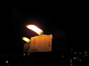 Candle over the city №17421
