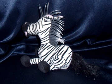 Toy zebra №17228
