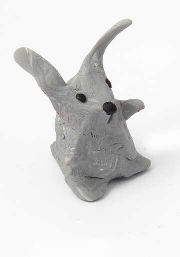 Plasticine rabbit №17355