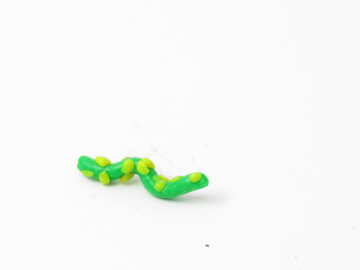 Worm out of plasticine №17298