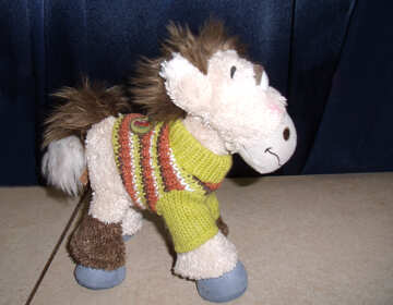 Horse in sweater №17231