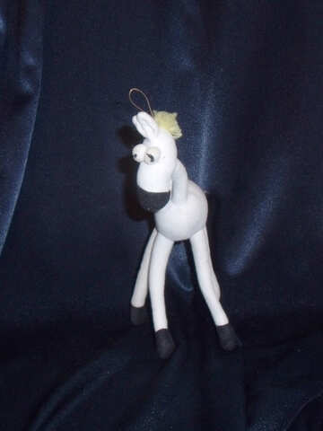 Brinquedo do cavalo branco №17220