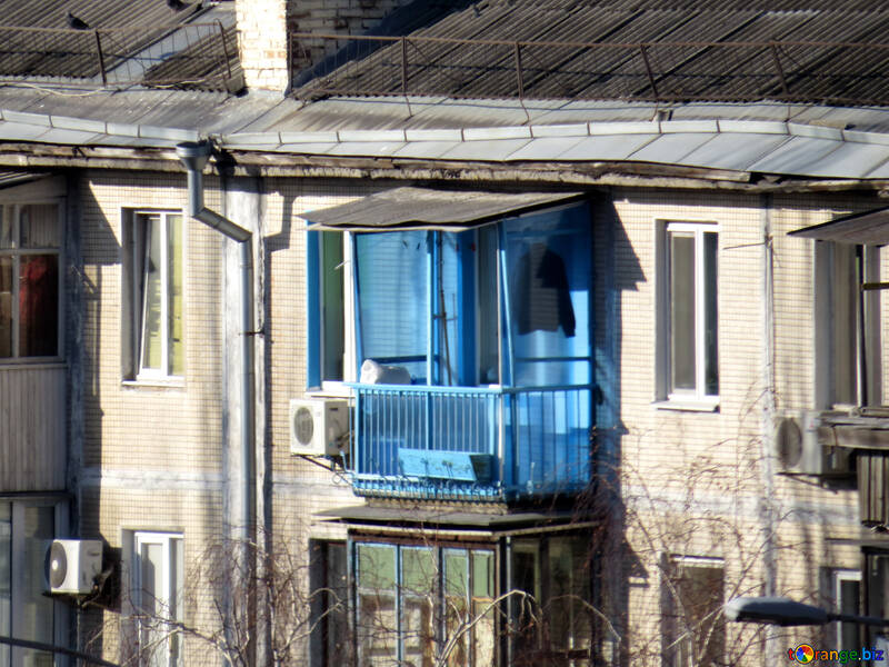 Blue balcony №17664