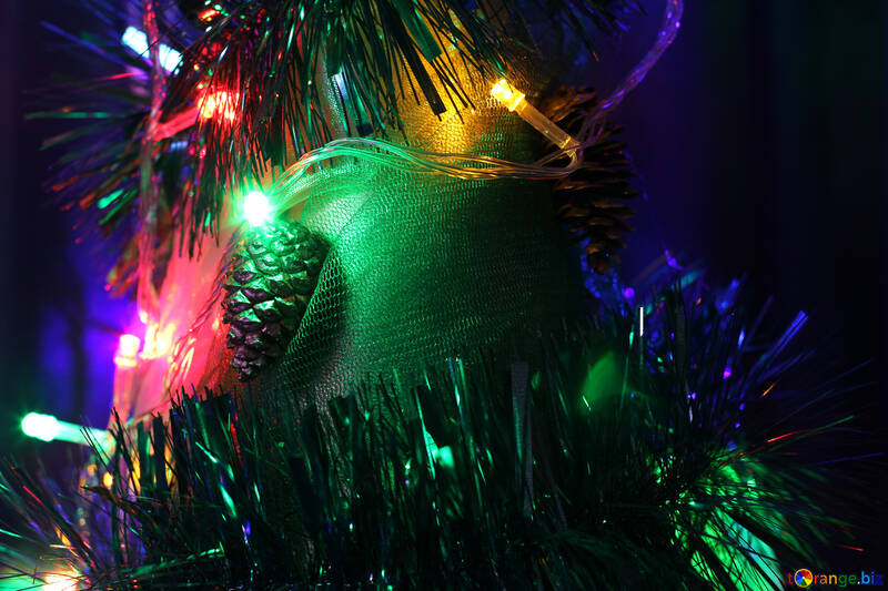 Árvore de Natal feita de tecido №17867