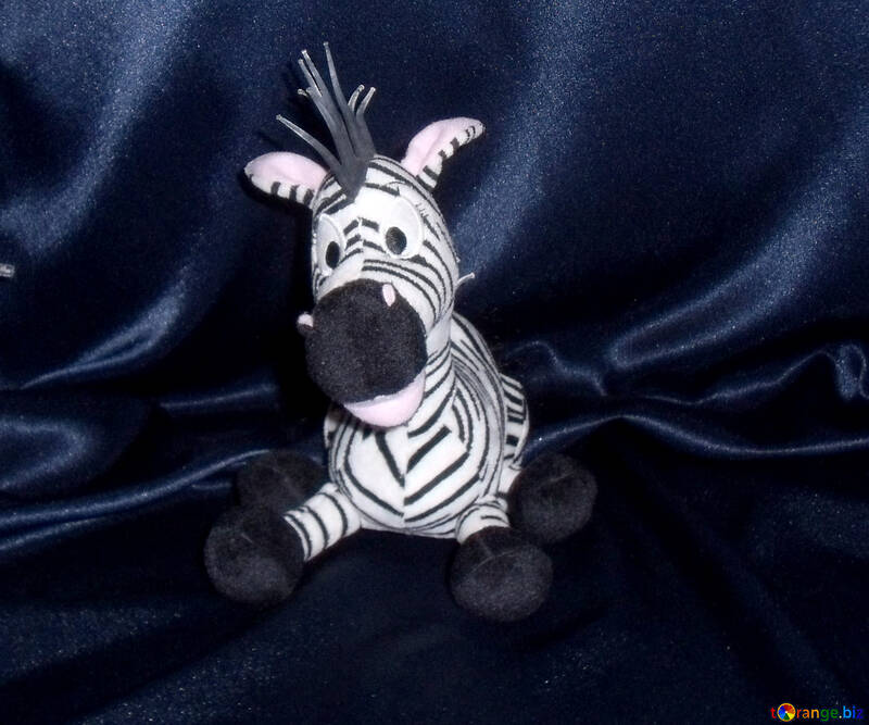 Toy zebra №17227