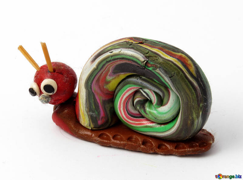 Plasticine snail №17309