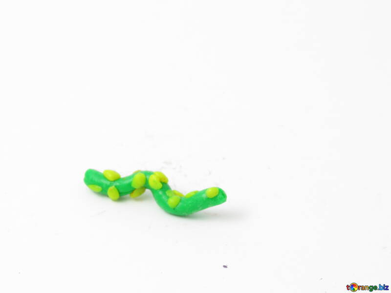Worm out of plasticine №17298