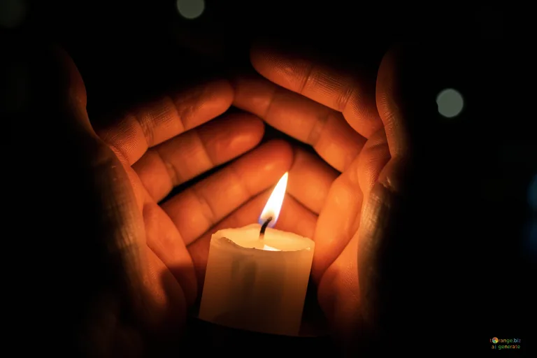 Відреставрована люксова версія 手とキャンドル №18101