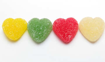 Colorful hearts №18444