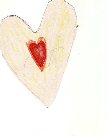 Children drawing heart №18730