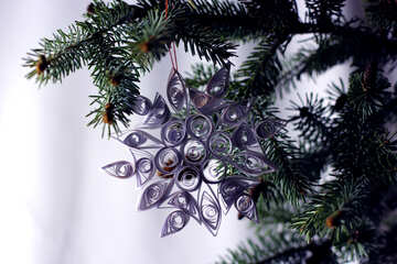 Christmas decoration made of paper №18399