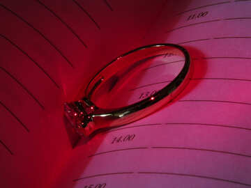 Ring in diary №18296