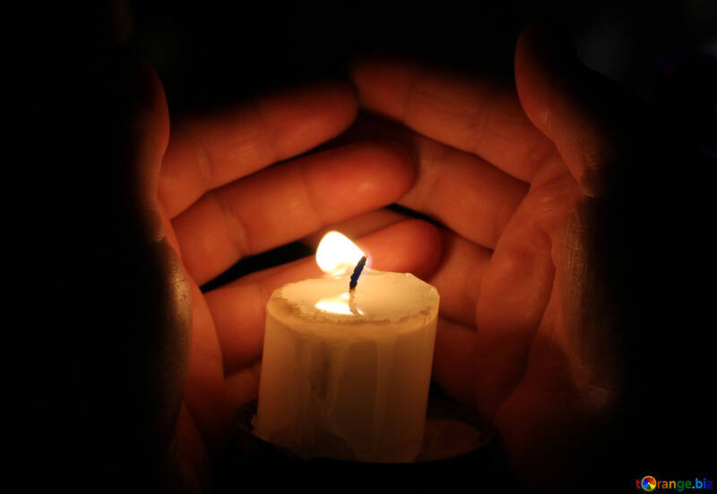 Candle hand fingers №18116