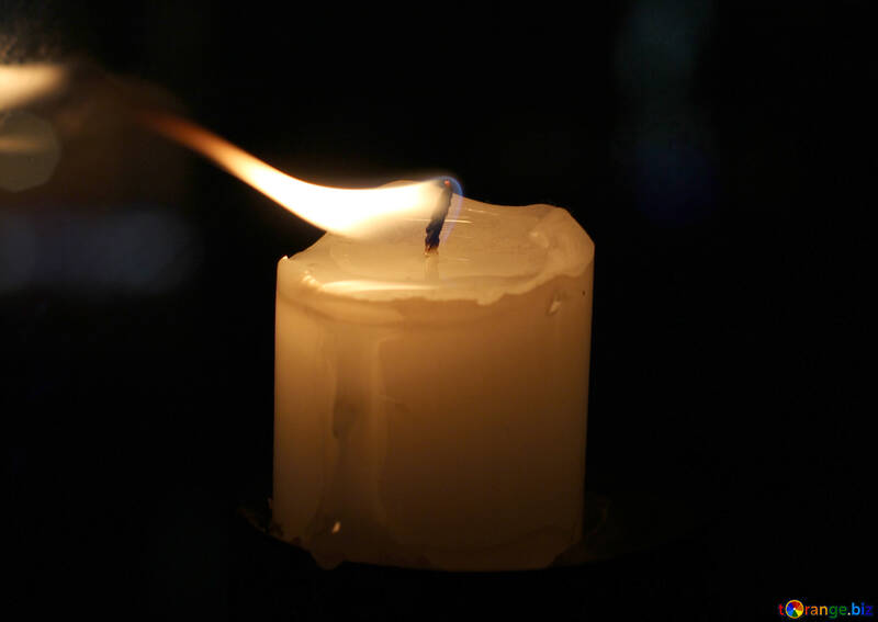 Evening candle №18133