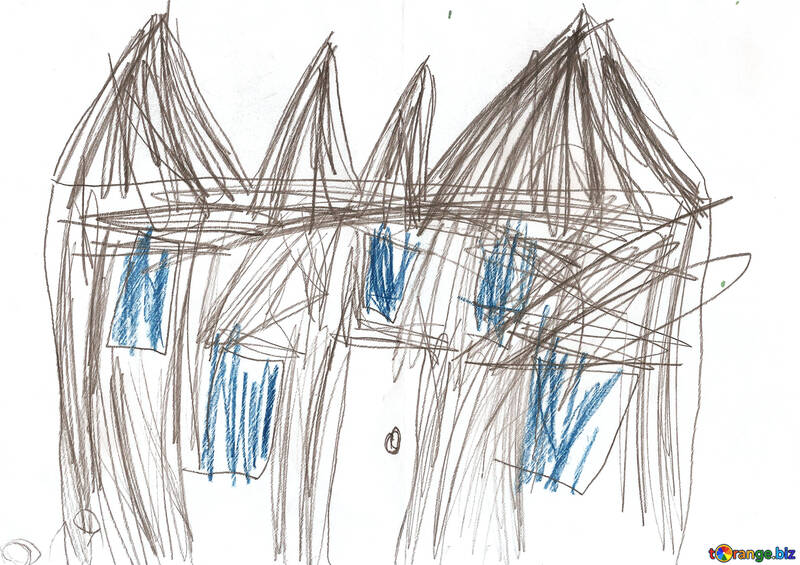 Das Magic Castle.Kinder zeichnen. №18688