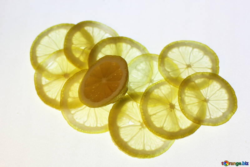 Fatias finas de limão №18317