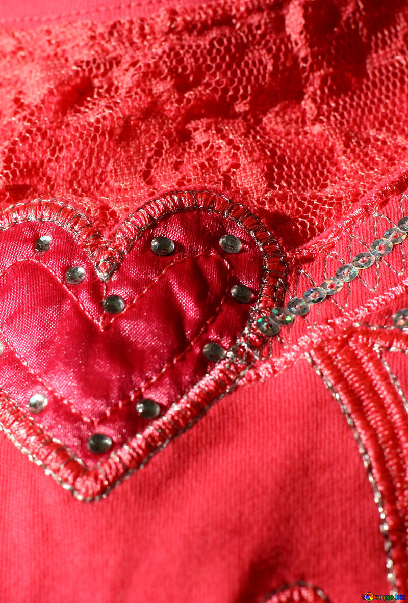 Robe rouge dentelle №18607