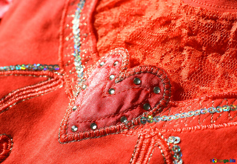 Heart with lace №18608