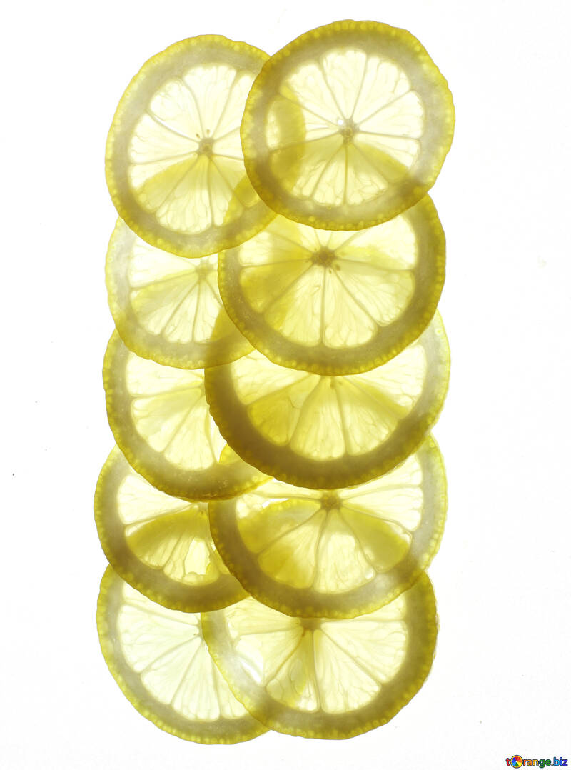 Zitrone auf isolierte Hintergrund №18324