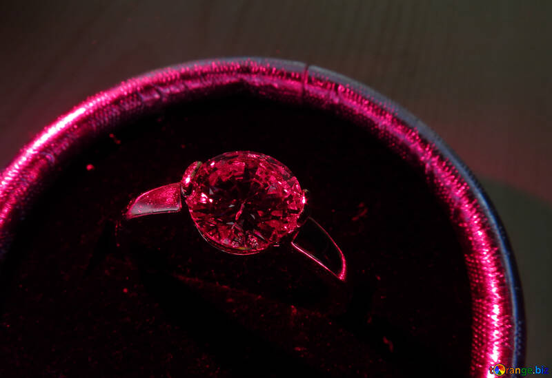 Ring with ruby №18292