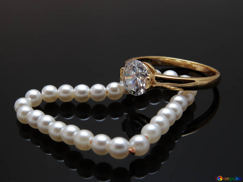 真珠の飾り №18266