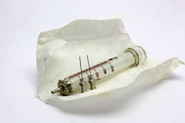 Glass syringe №19003