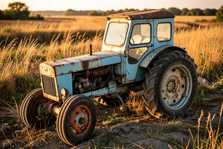 Відреставрована люксова версія Старий трактор №2281