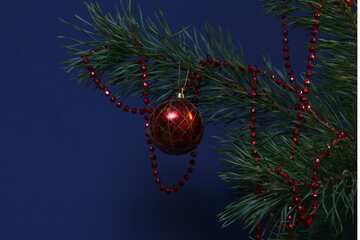  decoración de Navidad. El globo rojo  №2351