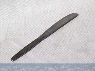  Cuchillo de mesa de edad cuchillo cubiertos  №2807