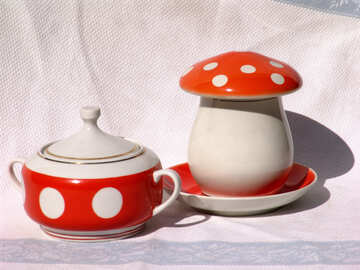  Un conjunto de té de loza de porcelana cerámica  №2512