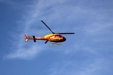 Helicopter  in sky №2626