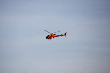 Helicopter flying in the sky №2627